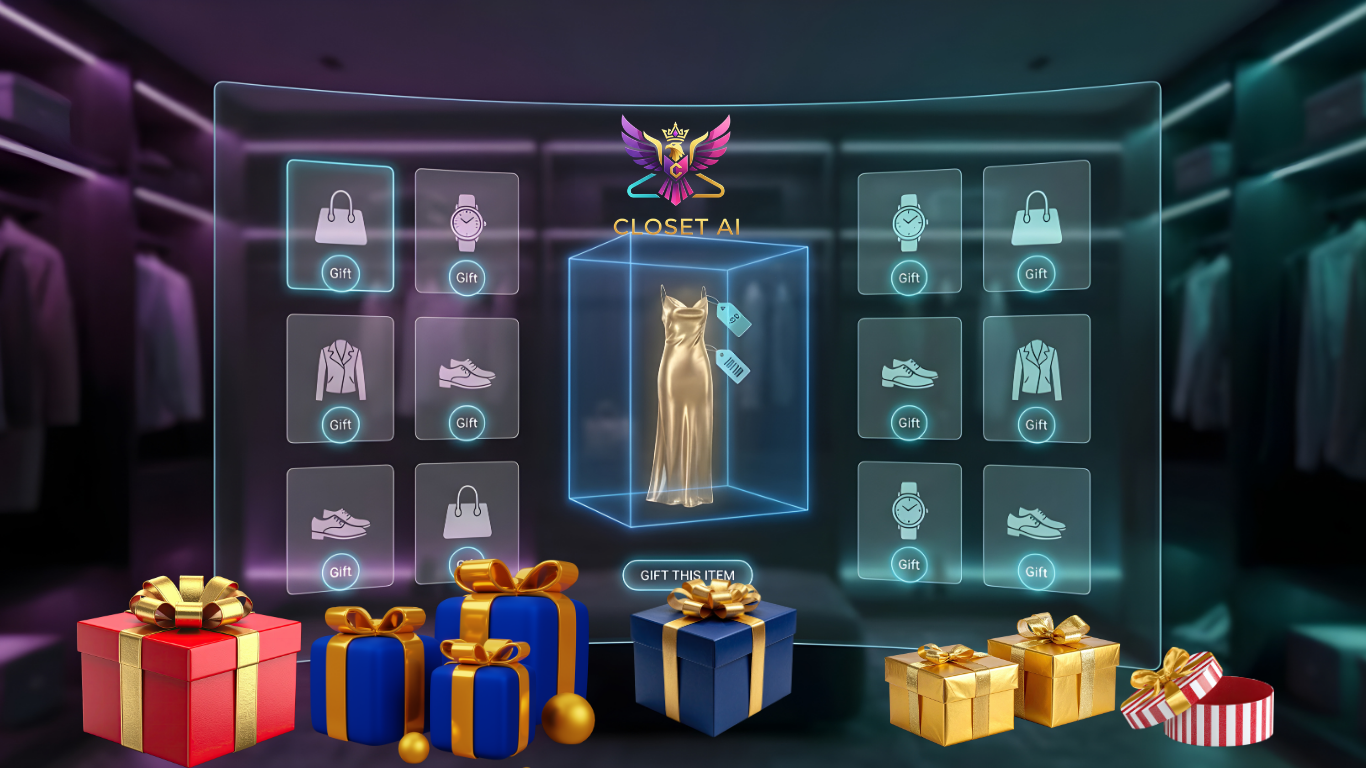 Closet AI App - Anonymous Luxury Fashion Gifting Suite